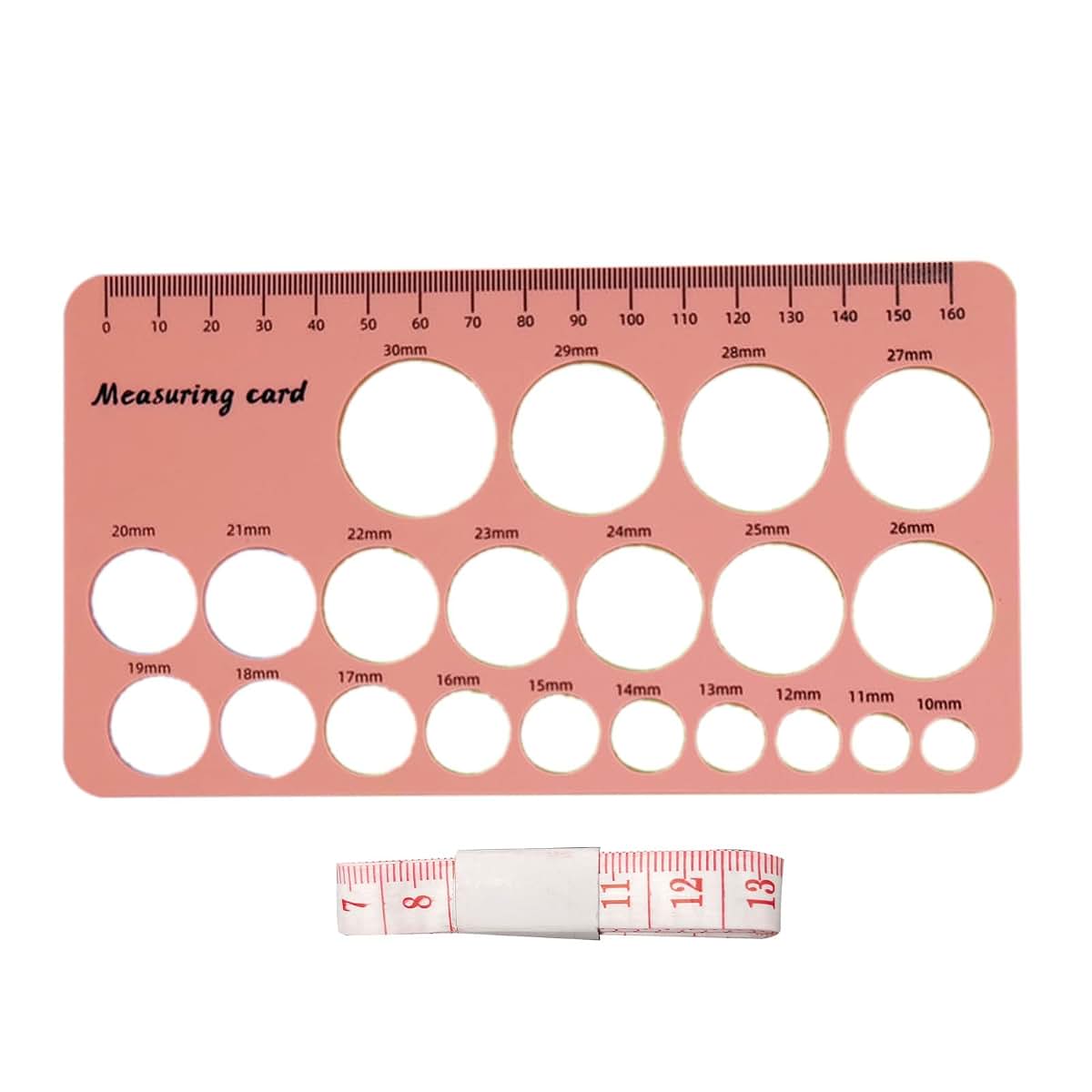 HOUNIIXIE Silicone Nipple Ruler Flange Sizing Tool Accessories Flange Measuring Tool Skin Friendly Ruler