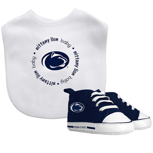 Masterpieces BabyFanatic 2 Piece Unisex Gift Set - NCAA Penn State Nittany Lions - Officially Licensed Baby Apparel