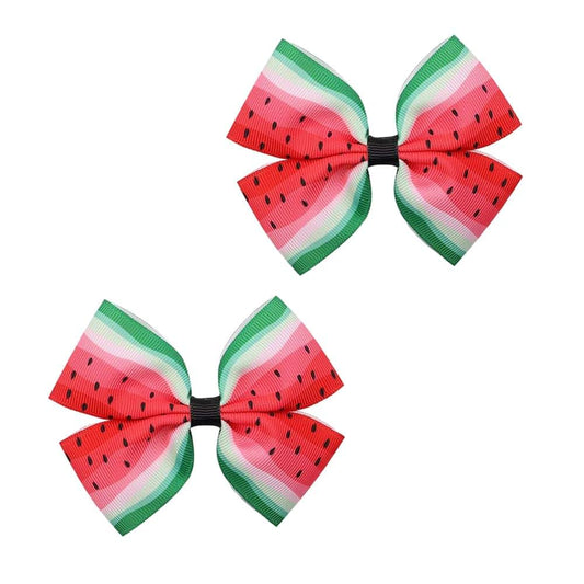 BOENBE LOVED Watermelon Bow Hair Clips for Girls