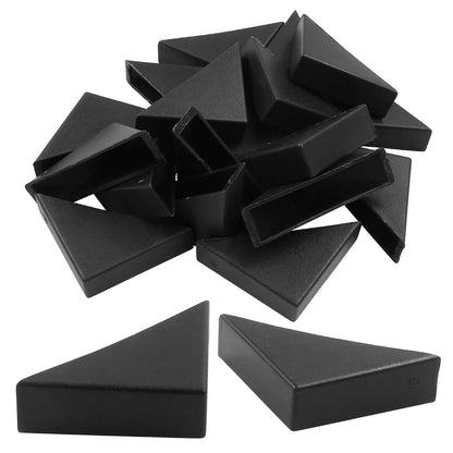 Kemcatui Triangle Plastic Corner Guard Black 20 Pack