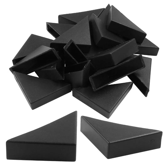 Kemcatui Triangle Plastic Corner Guard Black 20 Pack