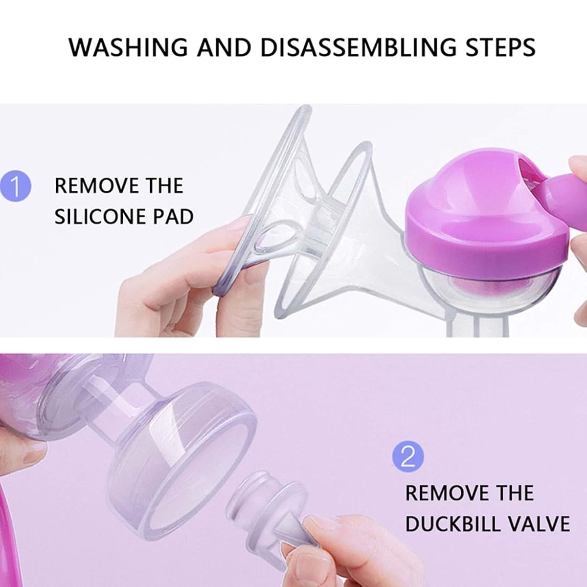 Jade Kit Manual Breast Pump with Adjustable Suction and 5 oz Bottle (photo 4)