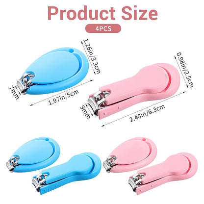 Ocapind 4Pcs Baby Nail Clippers, Nail Trimmer Fingernail and Toenail Cutter (photo 3)