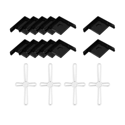 Leefasy Aquarium Edge Protector Set, Black Corner Guards