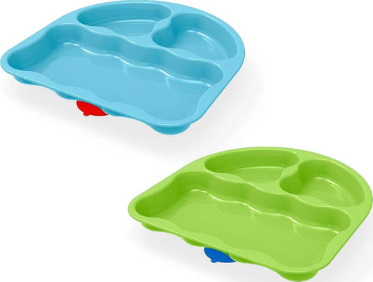 First Essentials By NUK Tri-Suction Plates, 2-Pack
