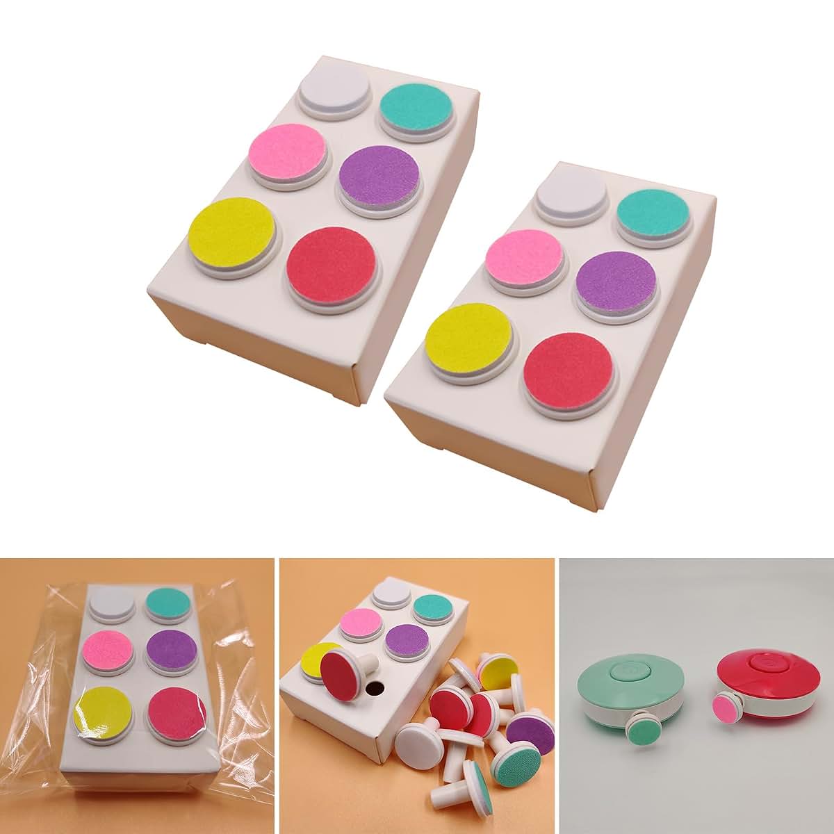 TNNOKL 12-Piece Electric Nail Trimmer Replacement Pad Set (photo 2)