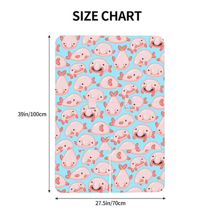 YonaJeik Blob Fish Blobfish Baby Car Seat Canopy Cover Multi Use Shower Gift, Nursing Cover for Mom Nursing Covers, Bow (photo 4)