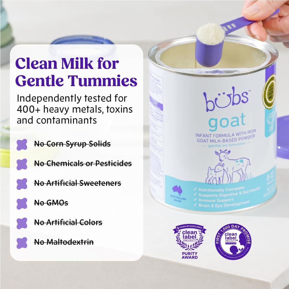 Bubs Goat Milk Formula with Iron