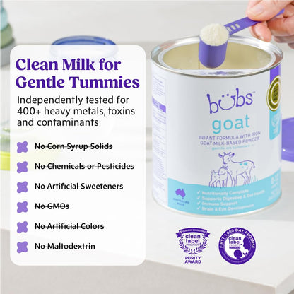 Bubs Goat Milk Formula with Iron