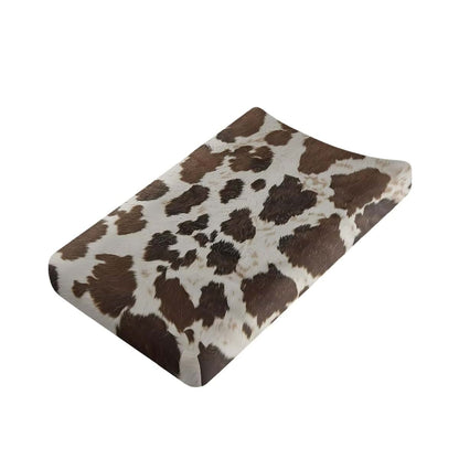 Cow Print Changing Pad Cover for Baby Diaper Change Table Covers