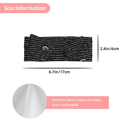 SSYGHT Supernatural Inspiration Print Baby Bow Headband – Full Moon Gift for Newborns, Princess Hair Accessories for (photo 3)
