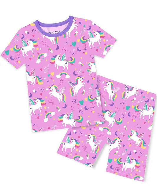 Babee Reshinee Bamboo Viscose Unicorn Pajamas