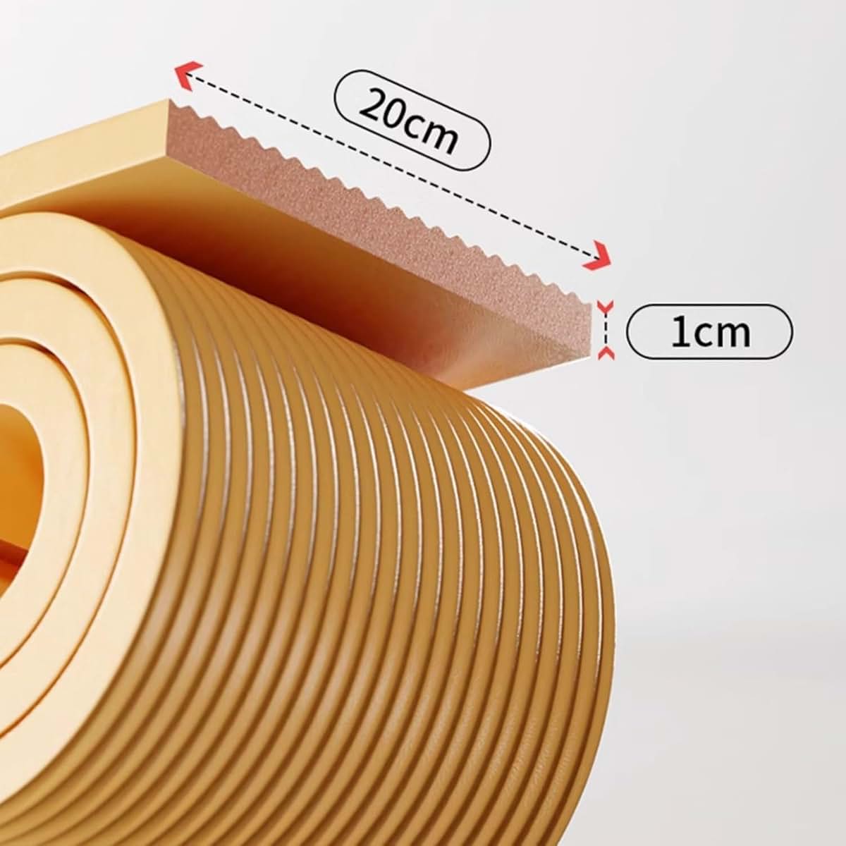 SYYXHC Edge Corner Protector Self Adhesive Soft Edge Protectors Anti-Bump Edge Protector Strip Foam Wall Corner Shield (photo 3)