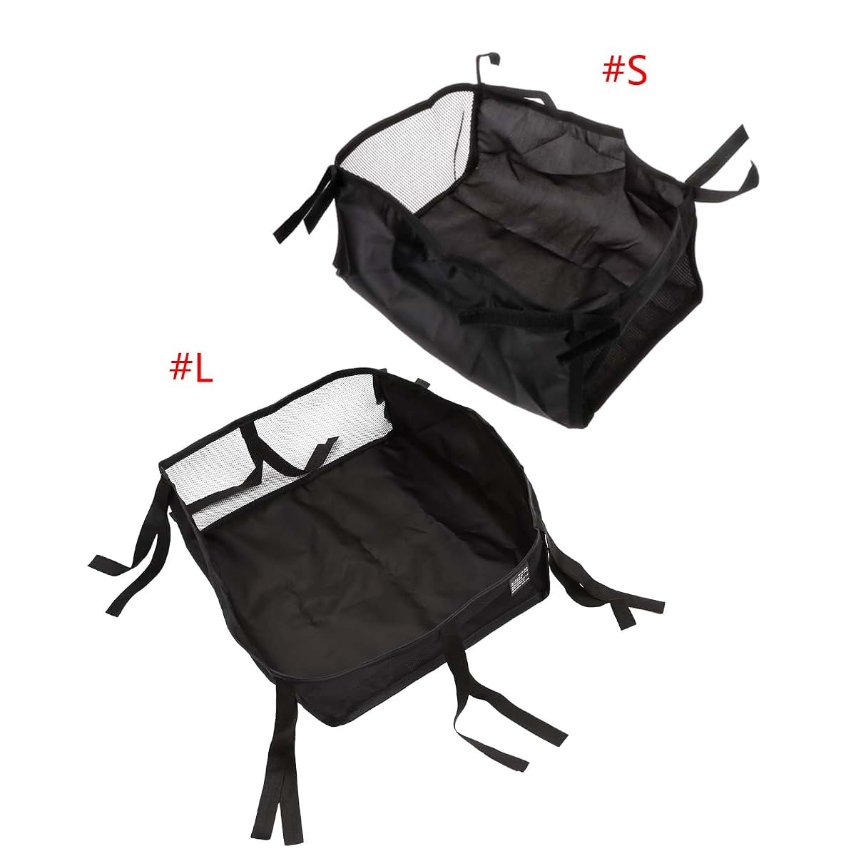 COPLKY Storage Basket Basket Newborn Stroller Hanging Basket Large/Small Portable Bag for Infant Pram (photo 3)