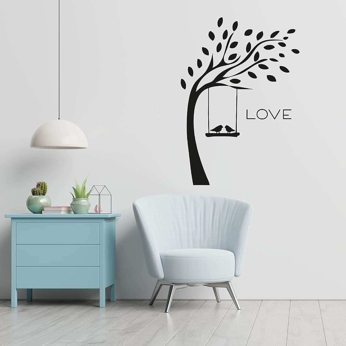 All Things Valuable Tree Silhouette Wall Sticker
