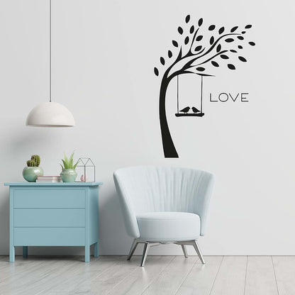 All Things Valuable Tree Silhouette Wall Sticker