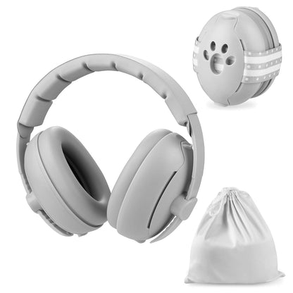 PandaEar Baby Ear Muffs for Noise Reduction | 2-in-1 Protection Ages 0-3