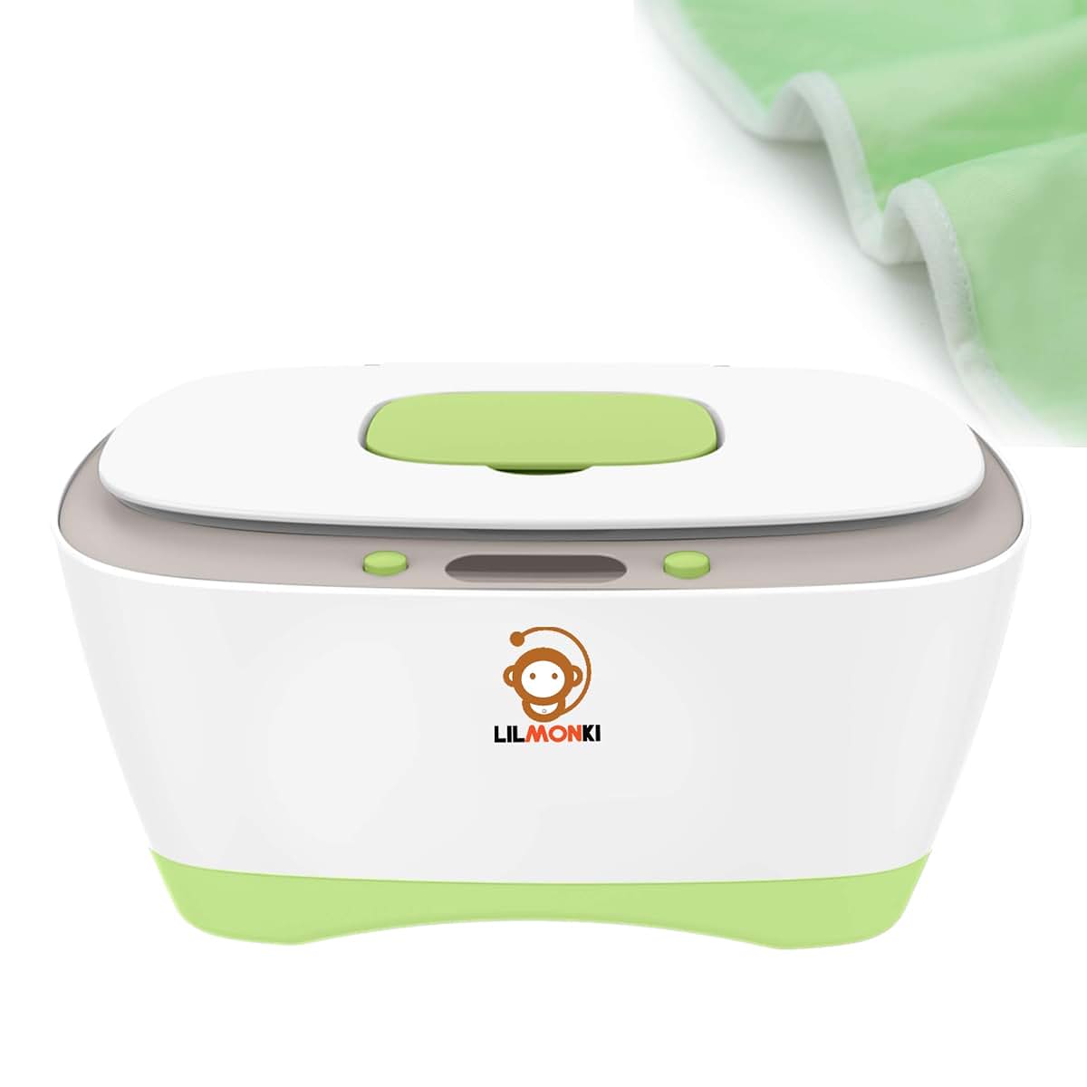 Lilmonki Wet Wipe Warmer and Dispenser with LED Display