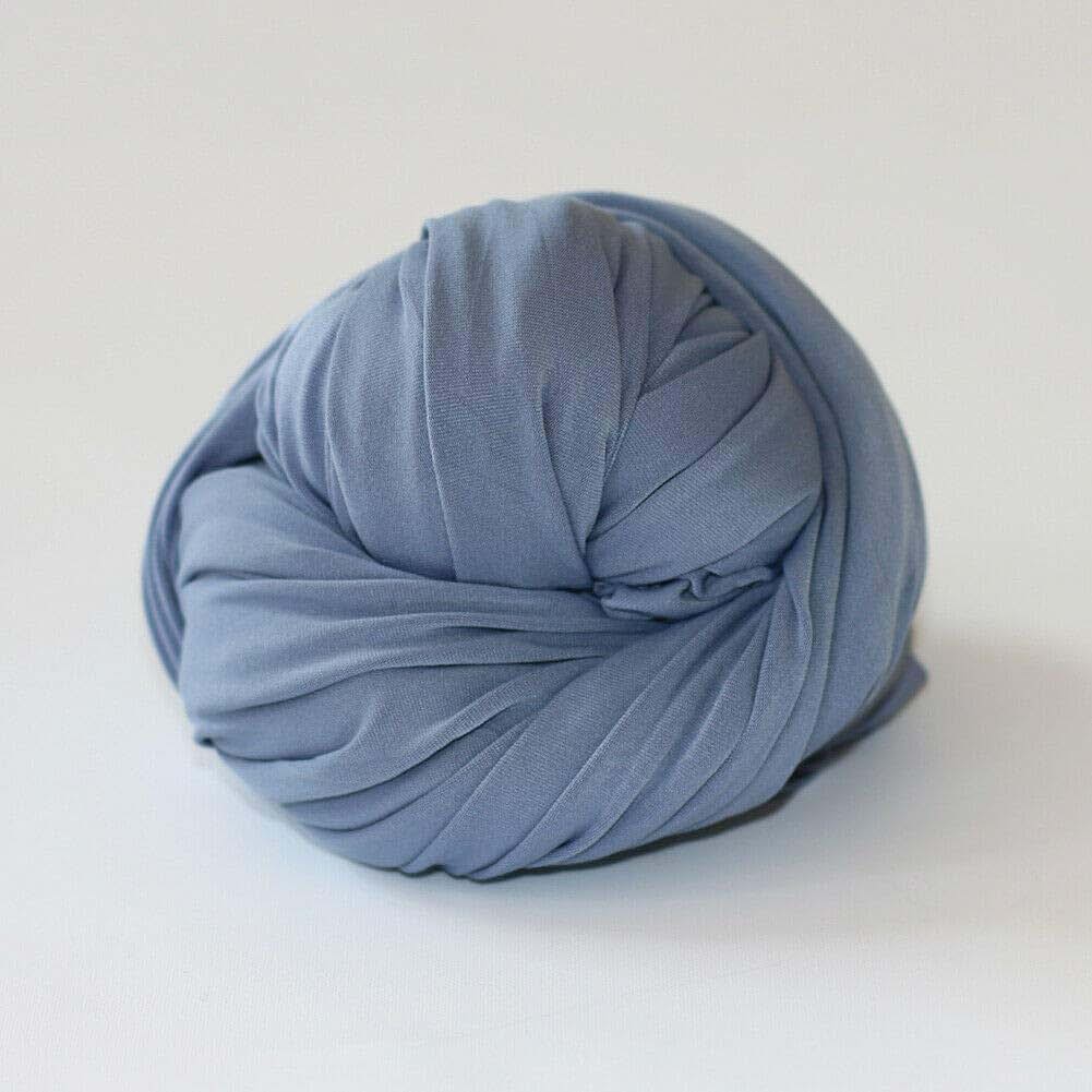 Magik Cotton Newborn Baby Swaddle Blanket Muslin Receiving Blanket in Light Blue