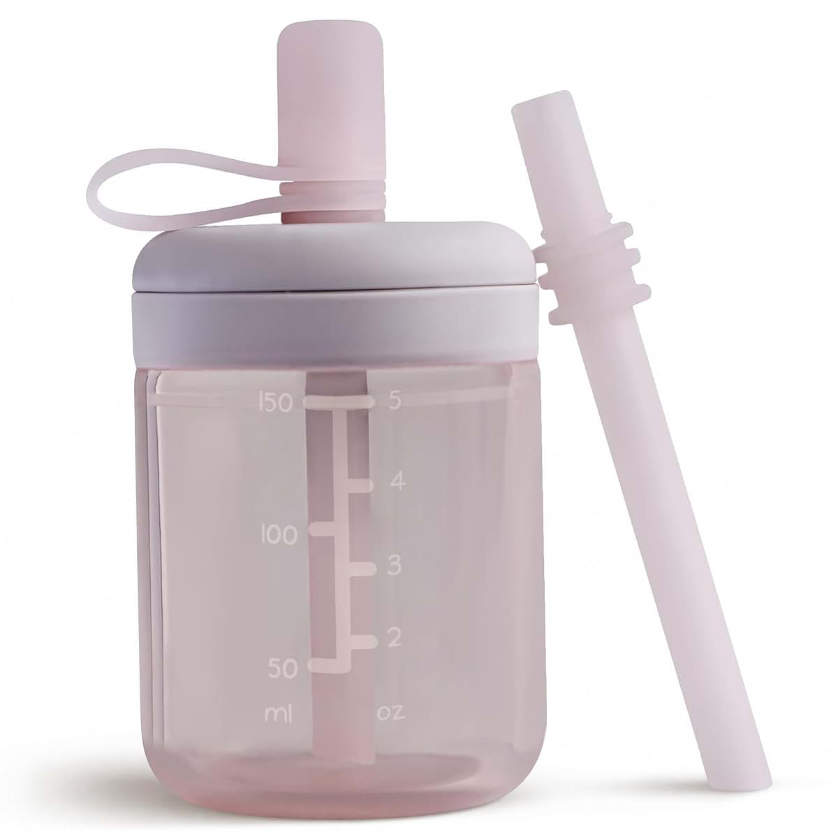 Moonkie Baby Straw Cup | Silicone Sippy Training Cup
