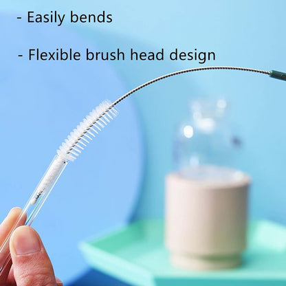 Soft Straw Brush Set for Bottle, Sippy Cup & Pipe Cleaning