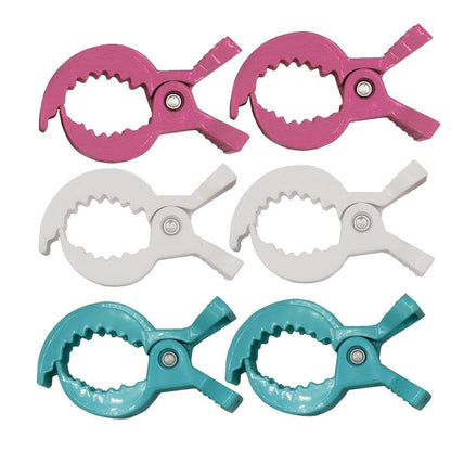 DoerSpace Stroller Pegs 6 Pack for Muslin Blankets and Toys