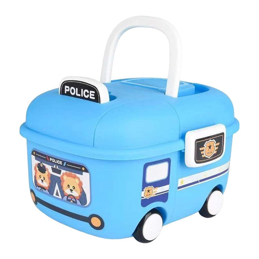 Zkbszn Cartoon Car Toy Storage Organizers with Sturdy Base for Bedroom Playrooms Home Organization Organizers Box