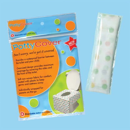 PottyCover Disposable Toilet Seat Covers, 6 Pack (photo 2)