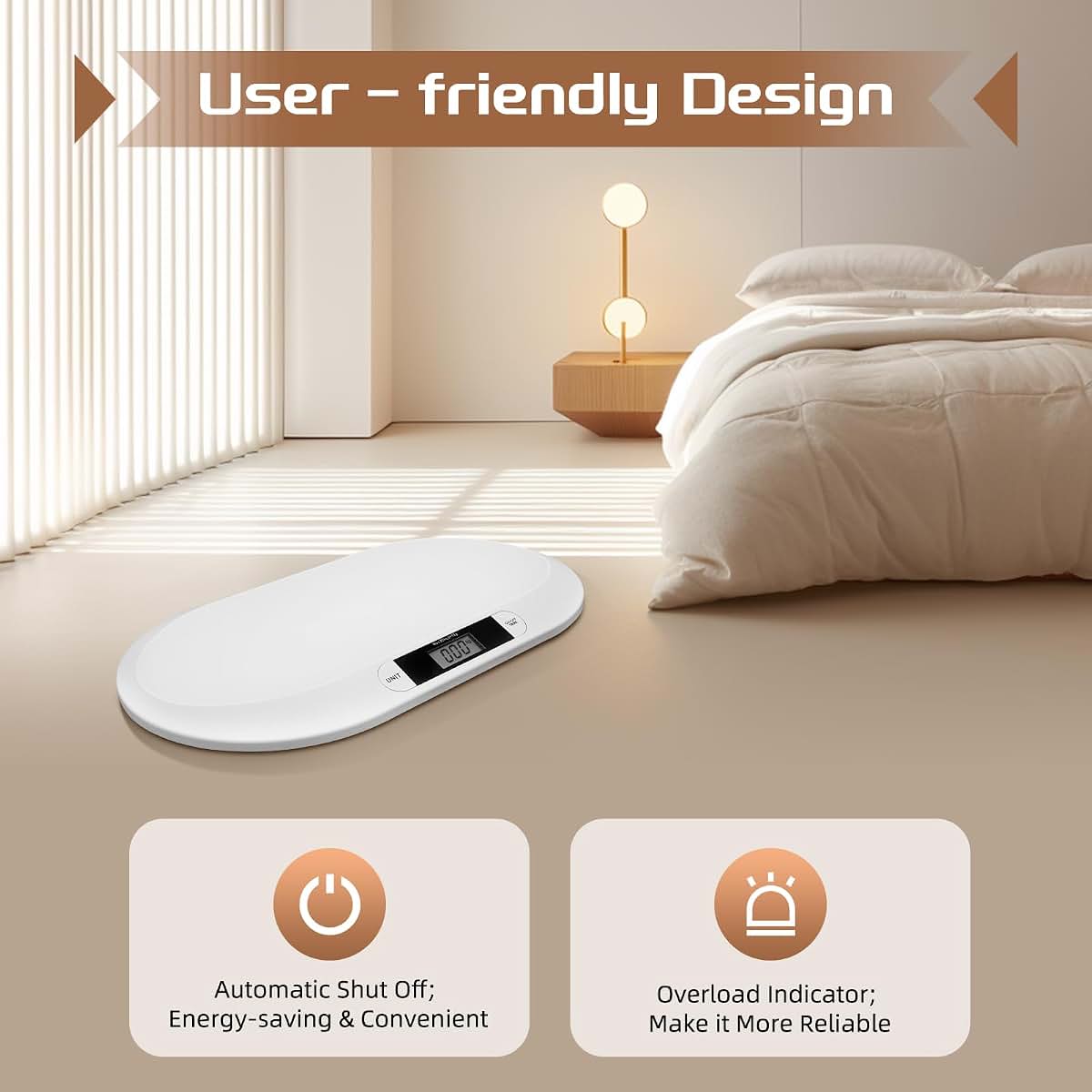 Digital Baby Scale with LCD Display and 10g Precision