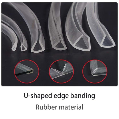 SXHJDY U Shape Clear Protector Strip, 10Ft Self-Adhesive Bumper Guard Strip, PVC Edge Corner Protector for Sharp Edge (photo 3)