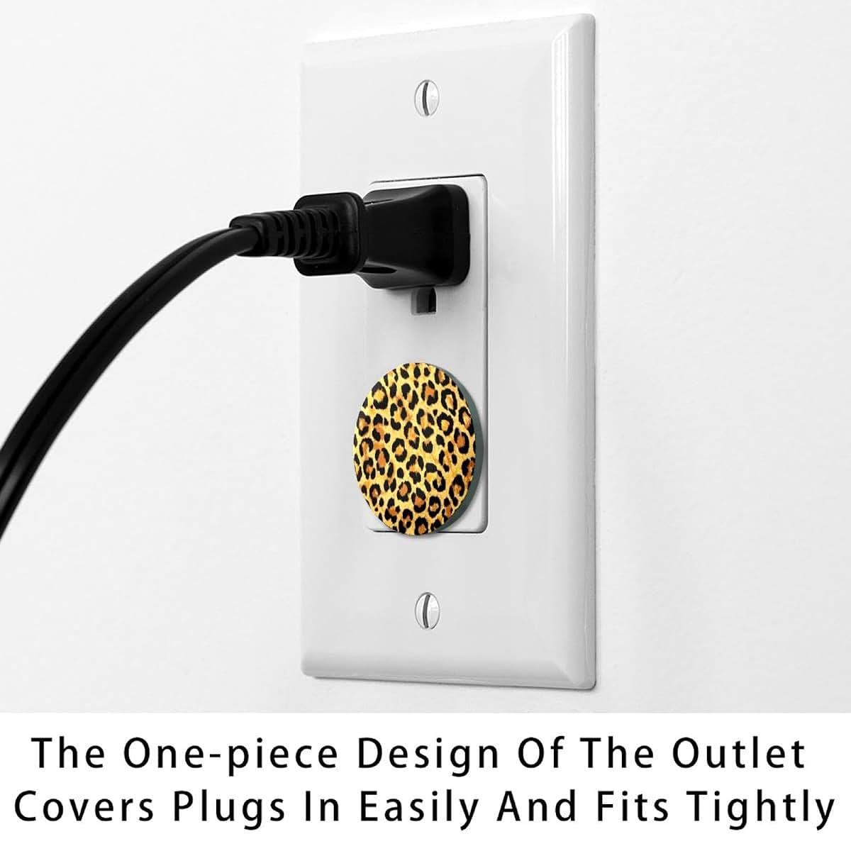 CDGIRUOWUNV Animal Leopard Print Outlet Covers 24 Pack (photo 3)