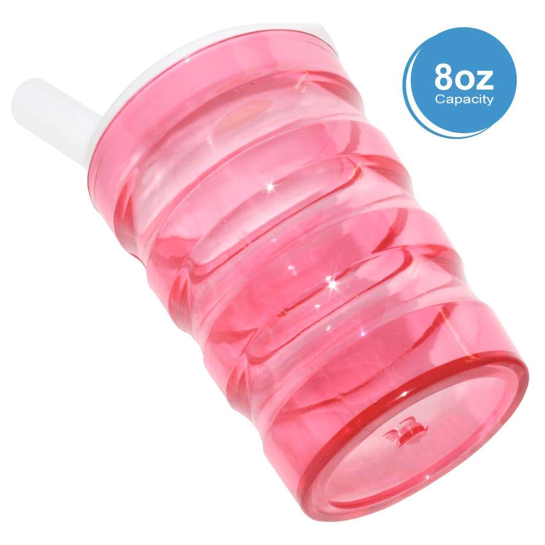 Rehabilitation Advantage Long Spout Feeding Cup in Red (photo 3)