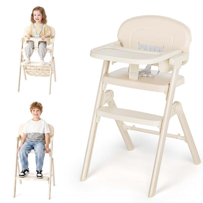 Meetaglow Foldable High Chair for Babies and Toddlers