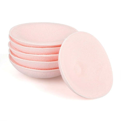 Organic Nursing Pads - 6 Washable Viscose Derived from Bamboo Breastfeeding, Reusable Breast Pads