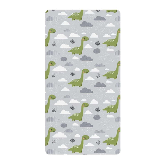decor gift Dinasaur Brontosaurus Gray Green Baby Crib Sheets for Boys Girls Cotton Baby Playard Sheet Soft Breathable
