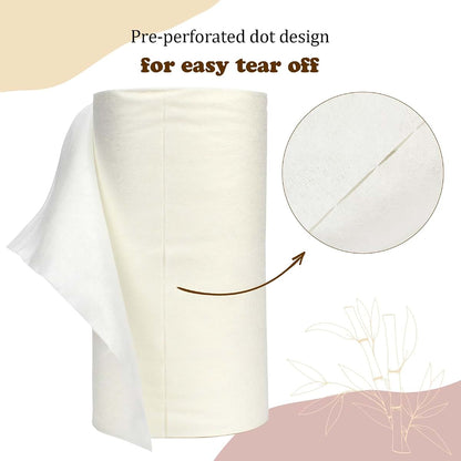 Mama Koala Disposable Natural Bboo Diaper Liners For Cloth Diapers, 400 Sheets (4 Pack)