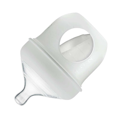 Boon Nursh Silicone Bottle with Air-Free Pouch | 4 oz Slow Flow