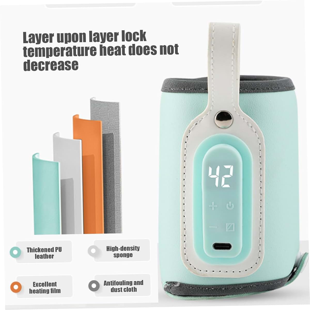 Gcroet USB Baby Bottle Warmer With Temp Control