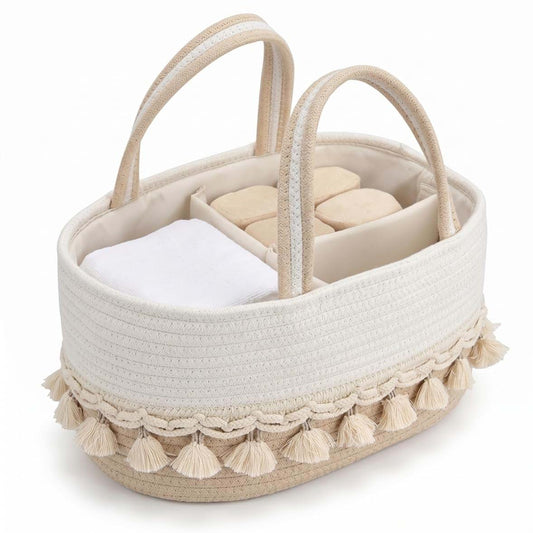 AwnsIMfreien Baby Diaper Caddy Organizer with Detachable Dividers