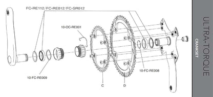 Campagnolo Ultra-Torque Bottom Bracket Bearing Circlip