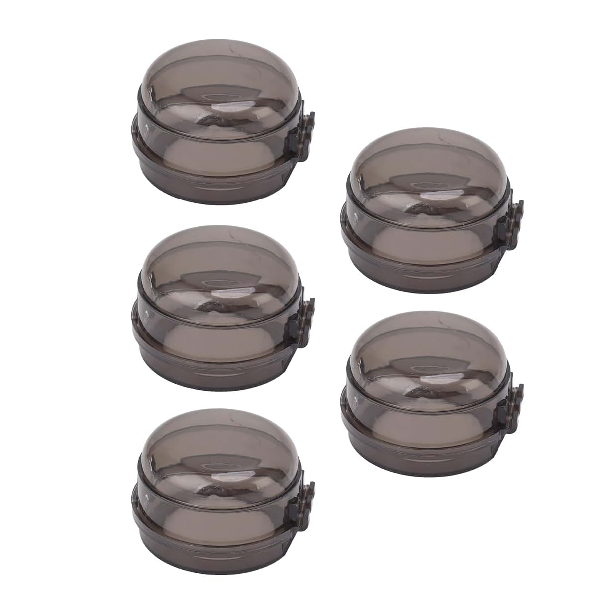 Zudoo Transparent Black Oven Knob Cover