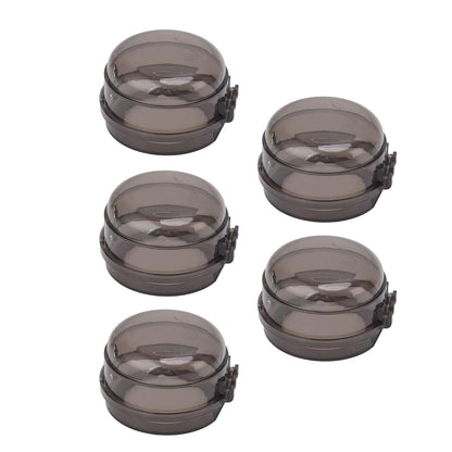 Zudoo Transparent Black Oven Knob Cover