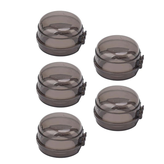 Zudoo Transparent Black Oven Knob Cover