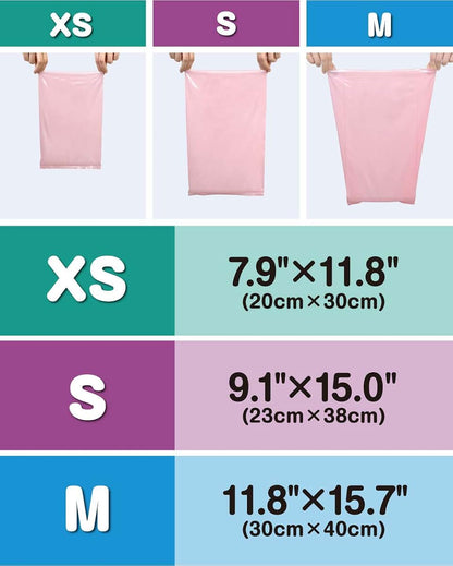 BOS Baby Diaper Disposal Bags, Unscented, 200 Count