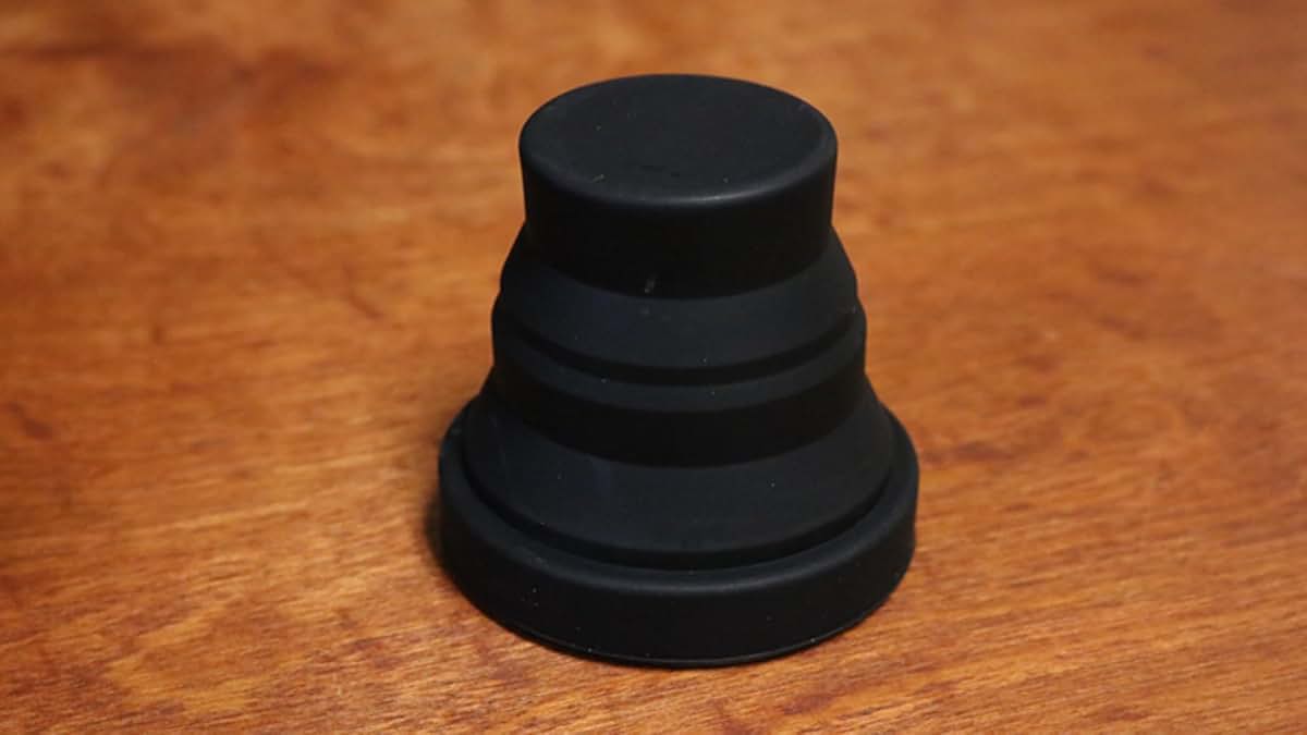Murphy's Magic Supplies, Inc. Harmonica Chop Cup Black 2 (Silicon) by Leo Smetsers - Trick