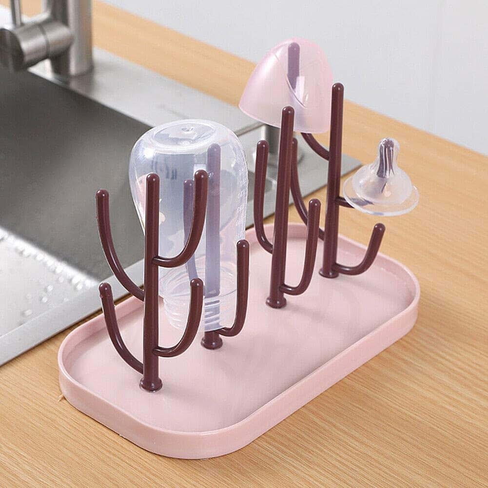 Magik Portable Baby Bottle Drying Rack - Pink (photo 2)