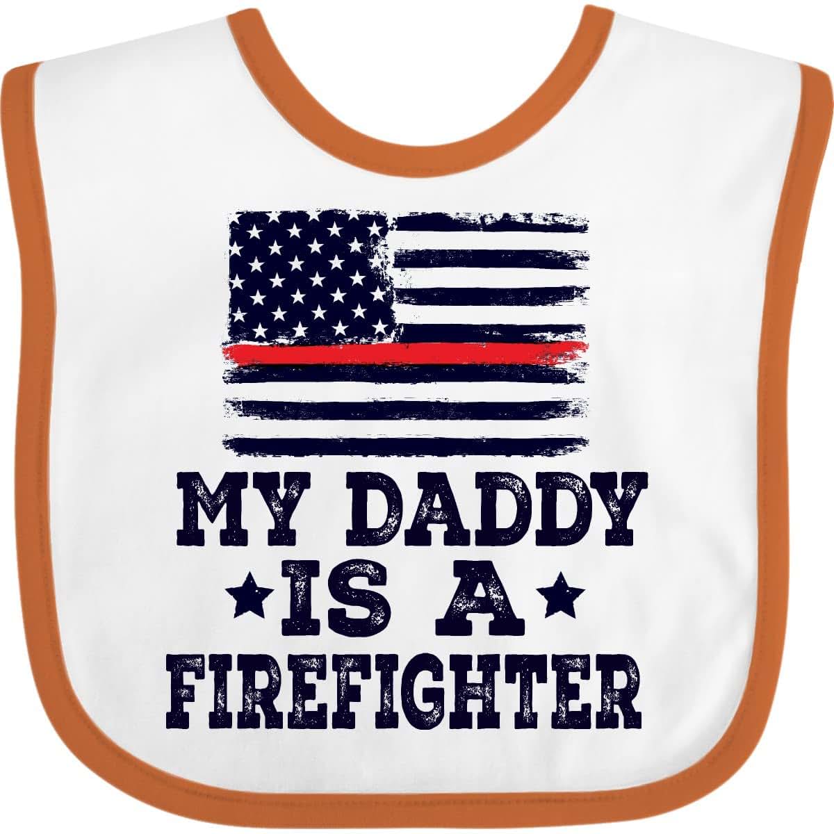 Inktastic Fireman Daddy Baby Bib Outfit for Boys or Girls