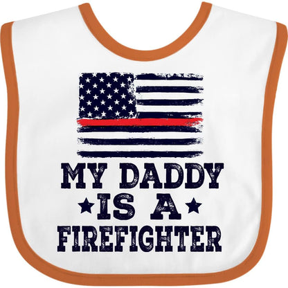 Inktastic Fireman Daddy Baby Bib Outfit for Boys or Girls