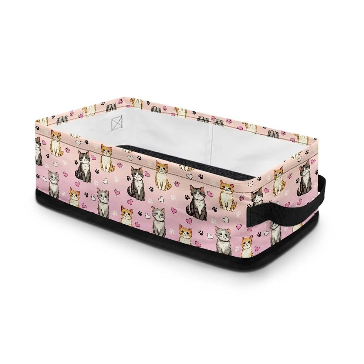 BabyOneStop Collapsible Fabric Storage Bin With Handles