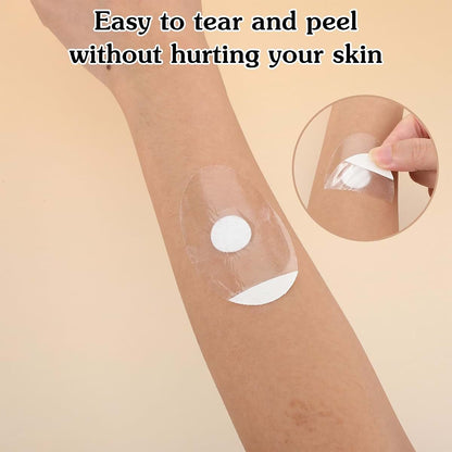 Gsbnjuy 200 Pcs Shower Bathing Ear Covers Baby Ear Covers Baby Showers Cap Ears Protection Water-proof Ears Stickers (photo 3)